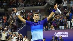 La fantástica entrevista de Djokovic en la Arthur Ashe