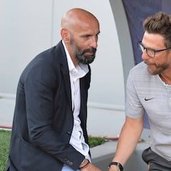 Monchi y Palotta, enfrentados