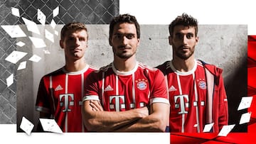 La equipaci&oacute;n que lucir&aacute; el Bayern Munich la pr&oacute;xima temporada.