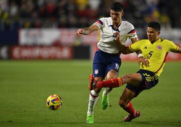 La Selección Colombia enfrentó a Estados Unidos en partido amistoso en el Dignity Health Sports Park.