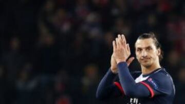 El delantero sueco del París Saint-Germain (PSG) Zlatan Ibrahimovic.