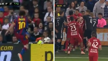 ¿Recuerdan el pelotazo de Messi en el Bernabéu? Se repite en EE.UU y se monta el lío