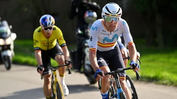 Lazkano es una revolución: podio tras rivalizar con Van Aert