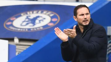 Frank Lampard durante un partido en Stamford Bridge.