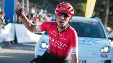 Winner Nairo Quintana of Arkea - Samsic during the Tour de la Provence 2022, Cycling race stage 3, Manosque - Montagne de Lure (169,1 Km) on February 13, 2022 in Lure, France - Photo Laurent Lairys / DPPI
AFP7
13/02/2022 ONLY FOR USE IN SPAIN