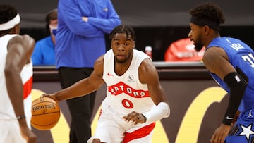 Terence Davis, en su etapa en Toronto Raptors.