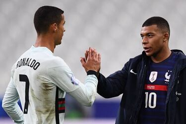 Cristiano, el espejo de Mbappé