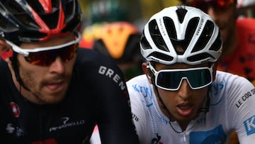 Egan Bernal durante la etapa 12 del Tour de Francia.