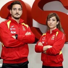 Los equipos masculino y femenino, finalistas en katas