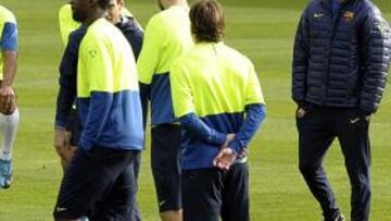 <b>EXIGENTE. </b>Guardiola les pedirá a sus jugadores que en Almería sigan al ritmo del pasado sábado.