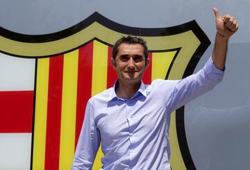 El 29 de mayo de 2017,  Valverde se convertiría en entrenador del Fútbol Club Barcelona.