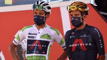 Egan Bernal, corredor del Ineos, señaló que logró salvar el día tras una caída masiva en la jornada 5 de La Vuelta. El colombiano tuvo que ir con calma