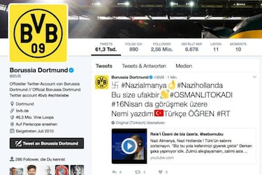 Hackean al Dortmund por culpa de las elecciones de Holanda