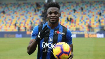 El delantero colombiano Duv&aacute;n Zapata marc&oacute; cuatro goles en el triunfo de Atalanta 0-5 sobre Frosinone por Serie A