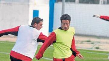 <b>PRUDENTE. </b>Herreros todavía no se ve en el once ante el Celta de Vigo.