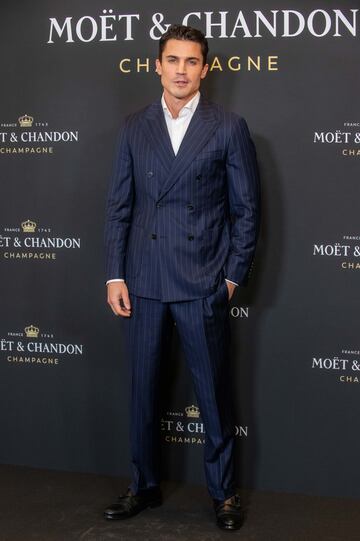 Álex González posa en el photocall de la fiesta navideña de Moët & Chandon.  
 
 
 