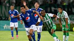 MEDELLÍN. 31 de mayo de 2022. Atlético Nacional empató 2-2 con Millonarios en el estadio Atanasio Girardot, en juego válido por la segunda fecha de los cuadrangulares semifinales de la Liga Betplay I-2022. (Cortesía Dimayor)