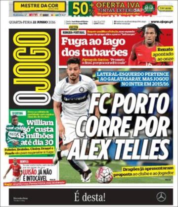 Portadas de la prensa mundial