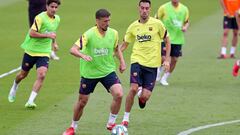 Clement Lenglet, en un entrenamiento.