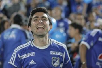 La hincha de Millonarios llenó el Campín para ver a su equipo ante Cúcuta Deportivo.