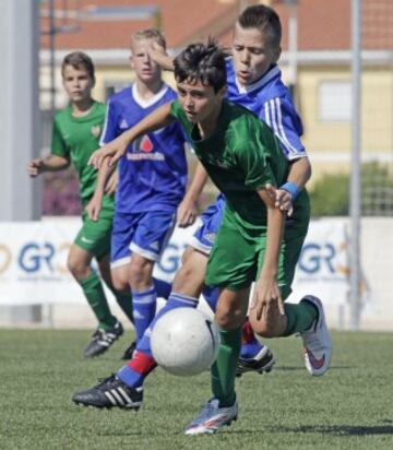 Partido de semifinales de los Alevines entre el FC Volga y Levante.