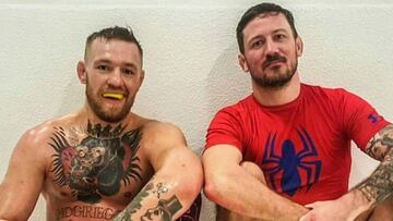 Conor McGregor y John Kavanagh.