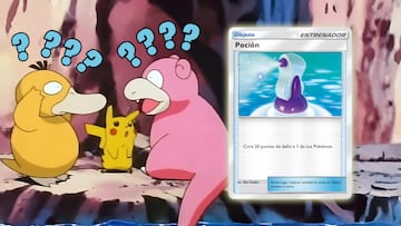 pokemon tcg pocket pocion pikachu slowpoke psyduck