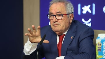 Sabalza durante una comparecencia.