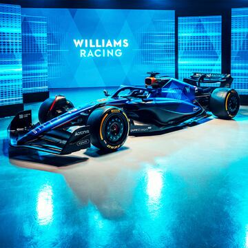 Williams presentó la decoración de su FW45. El coche de Oxford incorpora a su paleta de colores el logo de Gulf, una marca con mucha historia en el automovilismo. Más bien, se lo han robado a McLaren. El monoplaza real que pilotarán Alex Albon (Tailandia, 26 años) y Logan Sargeant (Estados Unidos, 22 años) tendrá que esperar, aún están con los remates.