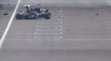 El accidente de Antonio Giovinazzi en imágenes