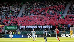 La afición franjiverde protesta: “CTA respeto al Elche”