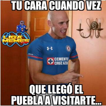 Los memes del triunfo de Cruz Azul ante Puebla en el Azteca