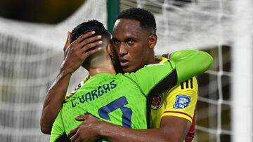 Yerry Mina fue titular en el partido de Colombia ante Venezuela.