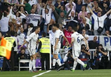 Cristiano Ronaldo celebra el 3-1.