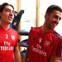 Bellerín se rinde a Ceballos