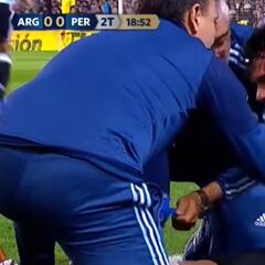 Cuando Gago se rompió los ligamentos en 2017 y quiso seguir jugando: "¡No importa!"