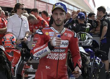 Andrea Dovizioso logró la tercera posición en la parrilla de salida