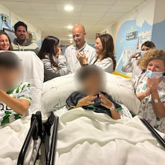 Un bonito detalle en blanco y verde con Carlota y Fidel