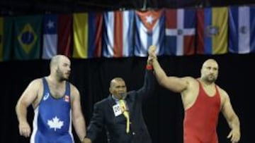 Andrés Ayub celebró una nueva medalla para Chile.