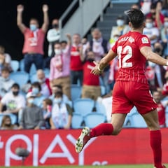 El Sevilla gana de rebote en Vigo