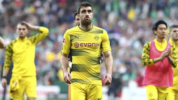 Sokratis, con el Dortmund.