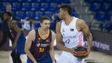 Walter Tavares, ante el Bar&ccedil;a en el &uacute;ltimo Cl&aacute;sico.