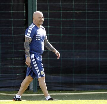 Barcelona 01Junio 2018, Espaa
Previa al Mundial 2018
Entrenamiento de la seleccion Argentina Ciudad Deportiva Joan Gamper, Barcelona.
Jorge Sampaoli  DT
Foto Ortiz Gustavo
