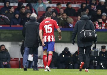 Savic goes of against Valencia