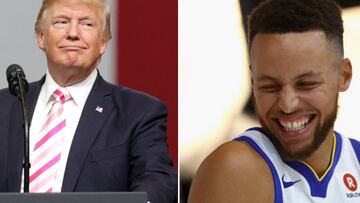 Trump se enfada con Curry y retira la invitación a los Warriors