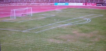 La imagen viral del estadio Carlos Dittborn de Arica.