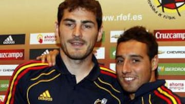 MÉXICO. Casillas y Cazorla en rueda de prensa