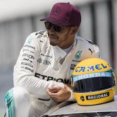 "Lewis Hamilton juega en la misma liga que Ayrton Senna"