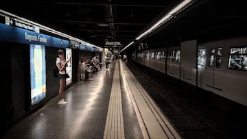 El Metro, uno de los recursos de transporte más usados de Barcelona.