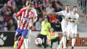 Augusto Fernández, ante el Elche en Copa del Rey.